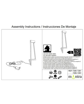 ***OFER/DES***  MINIMAL * SOBREMESA LED ORO